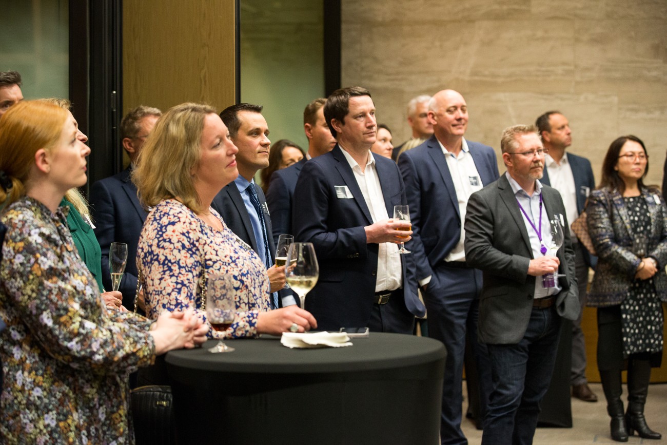 Guests listening to speeches