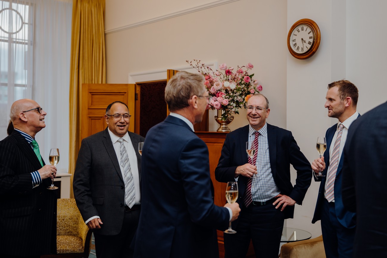 Guests at Speaker's Lounge