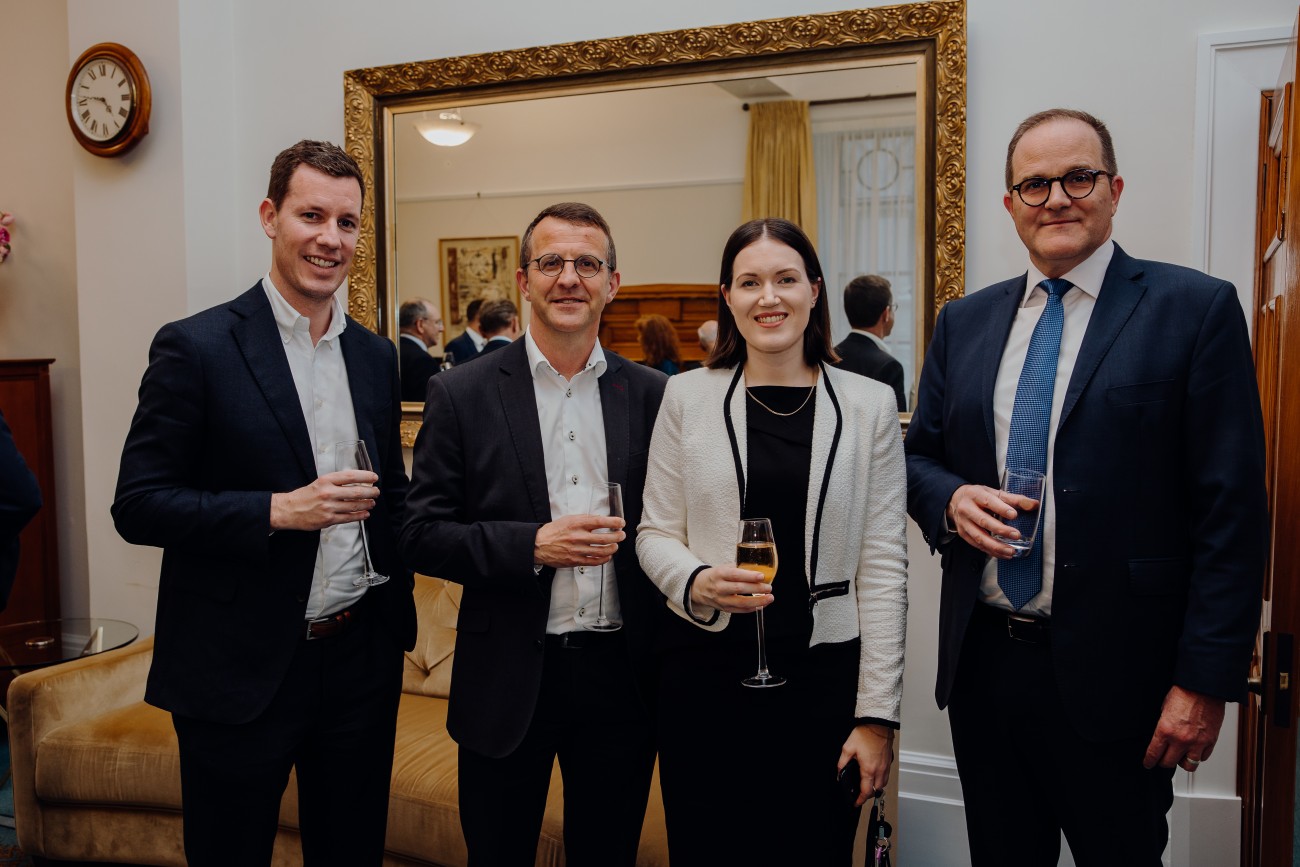 Guests at the Speaker's Lounge for President's Dinner 2022