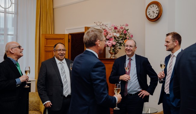 Guests at Speaker's Lounge